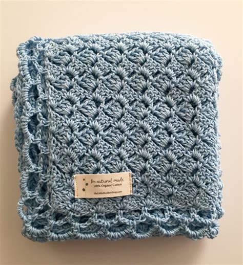 Crochet Pattern – Baby Blue Baby Blanket