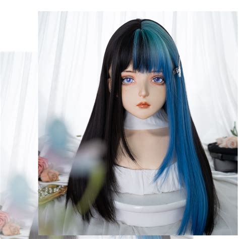 Japanese Y2k Gradient Blue Lolita Wig