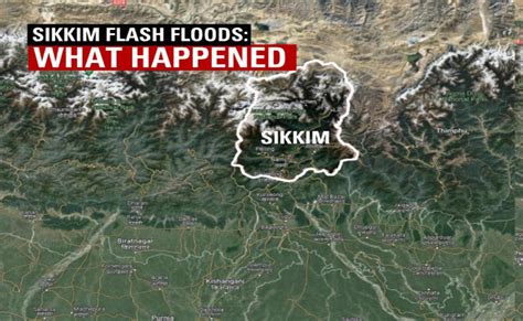 Sikkim Flood, Sikkim Floods: How Sikkim Flash Flood Happened: Explained ...