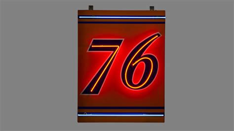 Union 76 Neon Sign SSPN 41x53x9 at Kissimmee 2016 as Q38 - Mecum Auctions