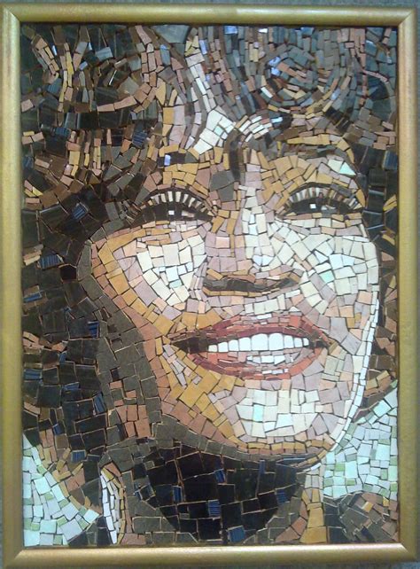 Contemporary Whitney Houston handcut Ceramic Tiles Mosaic Art Wall Hanging Gift | eBay | Mosaic ...