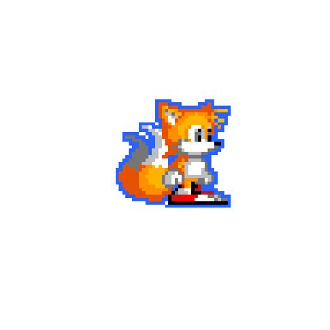 Editing Sonic The Hedgehog 3 (And Knuckles) Tails - Free online pixel art drawing tool - Pixilart