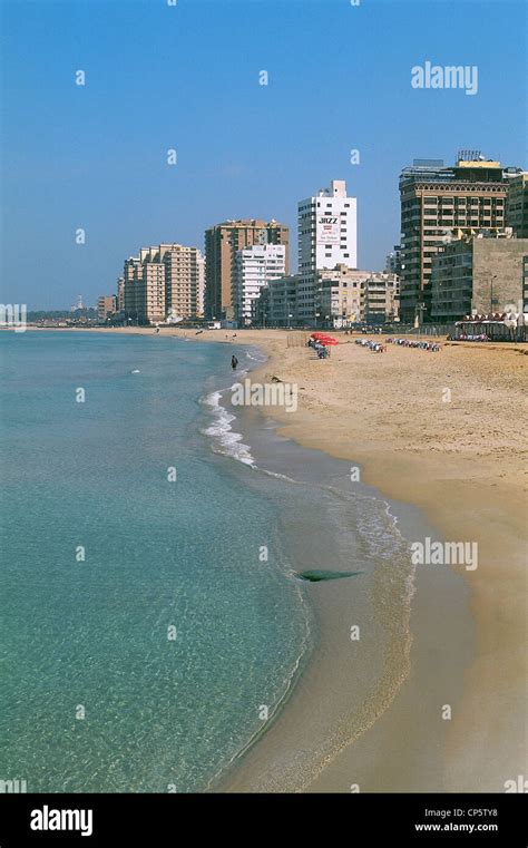 Egypt Alexandria Beach Stock Photo - Alamy