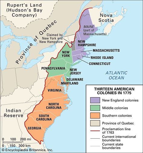 Map Of The Southern Colonies