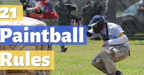 Paintball Rules for a Fun and Safe Day