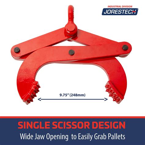 JORESTECH Pallet Puller Clamp Pallet Grabber Hook for Forklift Chain (E ...