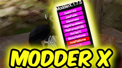 MODDER-X MOD MENU REVIEW | 2ND BEST FREE MENU | GORILLA TAG - YouTube