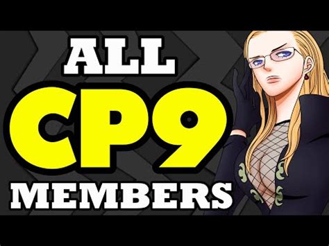 ALL CP9 MEMBERS - One Piece Discussion | Tekking101 - YouTube