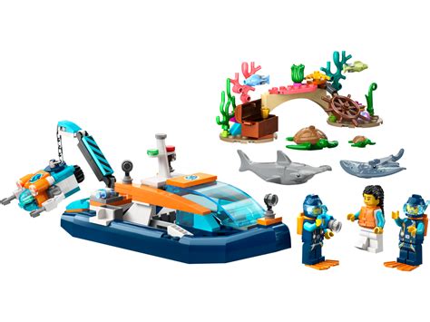 Explorer Diving Boat 60377 | City | Buy online at the Official LEGO® Shop GB