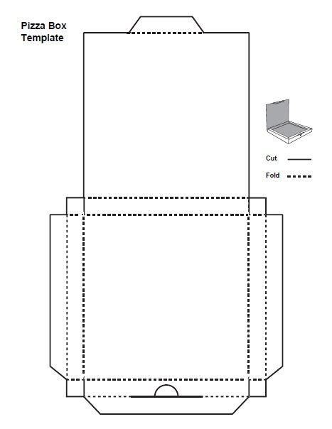 Pizza Box Template – Free Printable