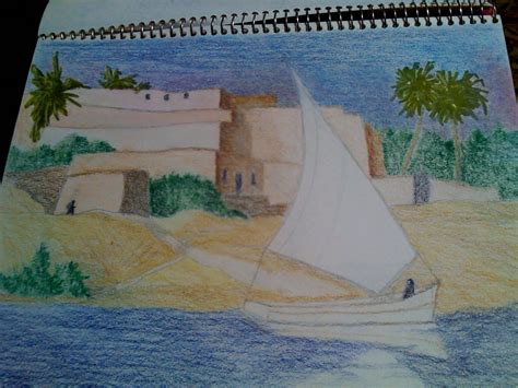 Nile River Drawing at PaintingValley.com | Explore collection of Nile River Drawing