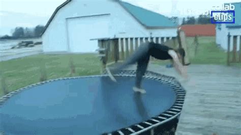 Trampoline Stunt Fail Epic Fail GIF - TrampolineStuntFail EpicFail ...