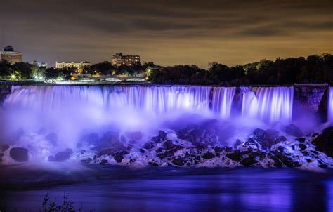 Niagara Falls Night Wallpaper