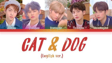 TXT - Cat & Dog (English ver.) (투모로우바이투게더 - Cat & Dog (English ver.)) [Color Coded Lyrics/Eng/가사 ...