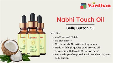 Oils are specially made for your belly button - Nabhi Touch Oil