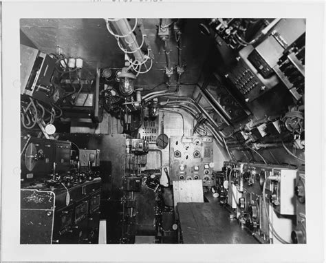 NH 111810 Main Control Room on the I-400 Japanese Submarine