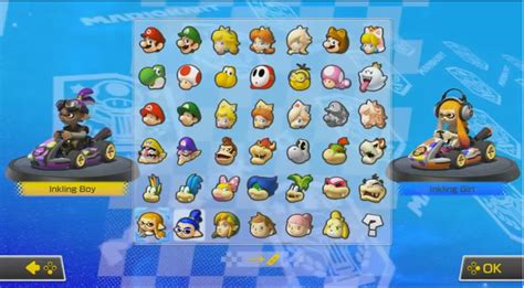 Mario Kart 8 Deluxe Character Roster... by Rotommowtom on DeviantArt