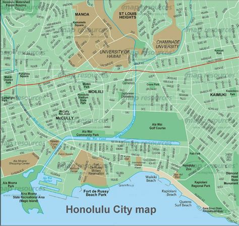 Honolulu Zoo Map