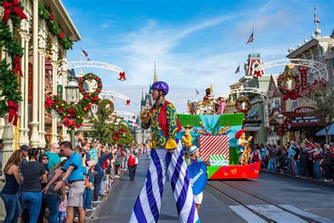 Parade in Main Street USA at the Magic Kingdom, Walt Disney World ...