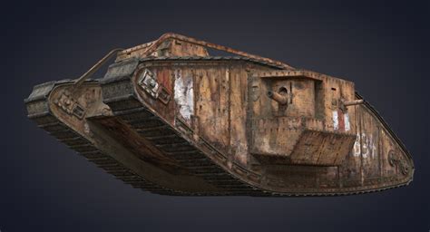 Mark iv wwi tank model - TurboSquid 1182836