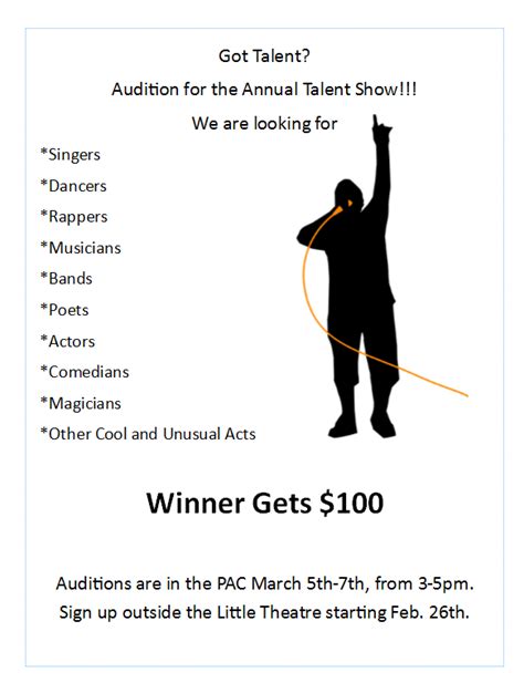 Talent Show Auditions – The Tribe