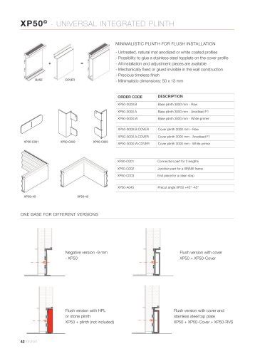 Tous les catalogues et fiches techniques (PDF) XINNIX DOOR SYSTEMS