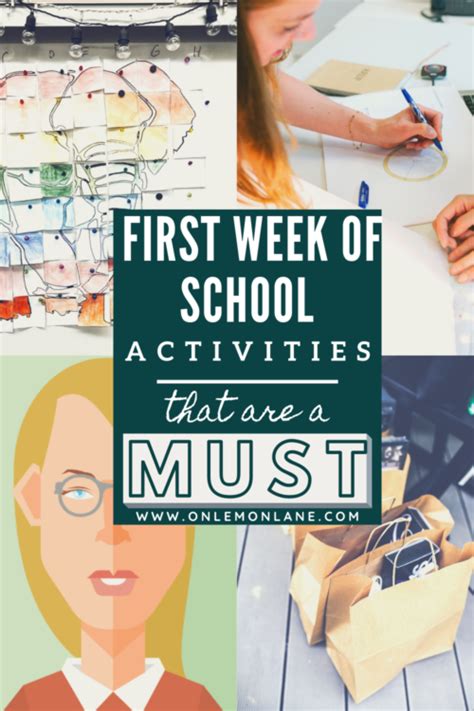 First Week of School Activities that are a Must