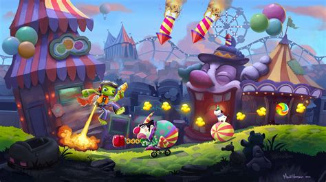 ArtStation - Carnival Land - 2d platformer concept