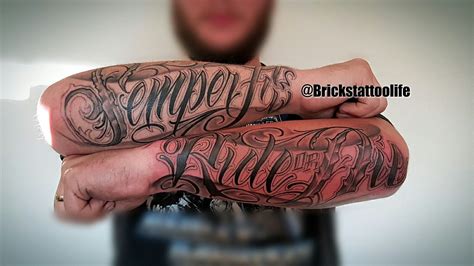 Simperfe and Ride or Die tattoo artist Bricks brickstattoolife@gmail.com