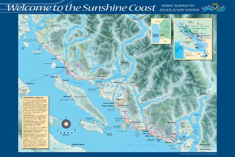 Sunshine Coast Recreation Map - Sunshine Coast BC • mappery