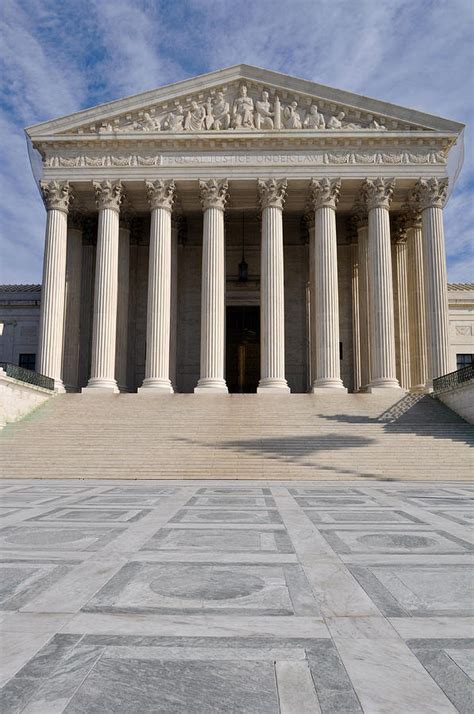 Us Supreme Court Building In Washington Dc Photograph by Brandon Bourdages