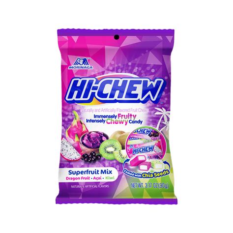 Hi-Chew Superfruit Mix 90g (Dragon Fruit, Acai, Kiwi)