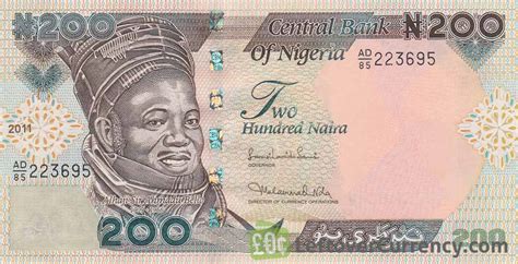 200 Nigerian Naira banknote (Ahmadu Bello) - Exchange yours for cash