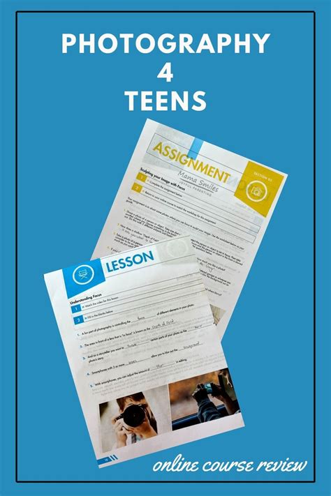 Photography Curriculum for Teens