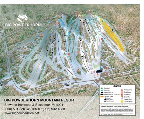 Big Powderhorn Mountain Trail Map | OnTheSnow