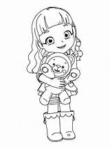 Rainbow Ruby coloring pages sketch template