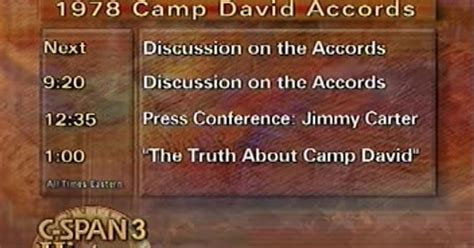 Programs on the 1978 Camp David Accords | C-SPAN.org