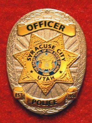 Syracuse Utah Police Dept. Badge | Police/Fire/EMT/Military | Pintere…