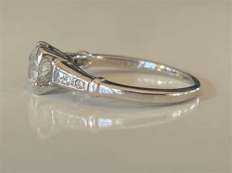 Vintage Diamond Engagement Ring For Sale at 1stDibs