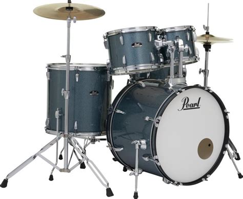 Pearl Roadshow RS525SC/C 5-piece Complete Drum Set with Cymbals - Aqua ...