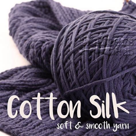 Soft and smooth COTTON SILK yarn 16-ply ~180g **Min order 2 items ...