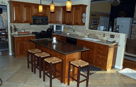 A Guide for Kitchen Island with Breakfast Bar and Granite Top - EasyHomeTips.org