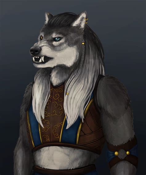 [Art] Another day, another DnD character. Wolfkind monk that got bitten ...