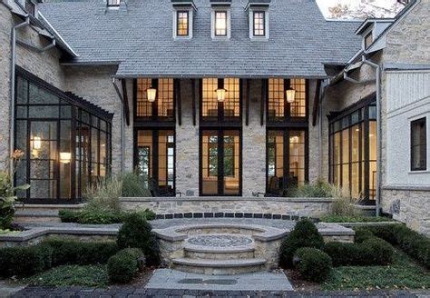 34+ Super ideas for house exterior black windows stones (With images) | Modern house exterior ...