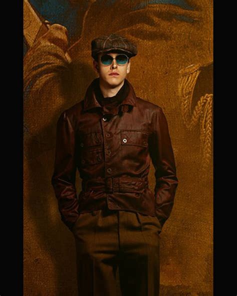 The King’s Man 2021 Harris Dickinson Brown Leather Jacket