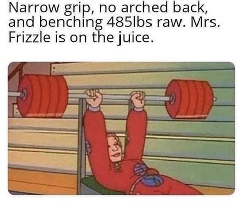 Gym Memes - Mrs Frizzle is a unit.