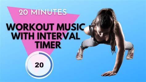 20 minutes workout music with interval timer [30/20 taata] - YouTube