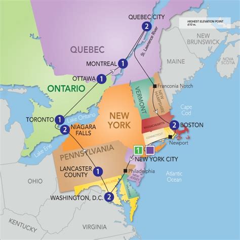 East Coast Usa Map With Cities - www.proteckmachinery.com