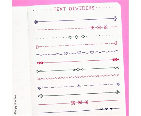 Cute Easy Border Designs To Draw For Projects - Kalehceoj