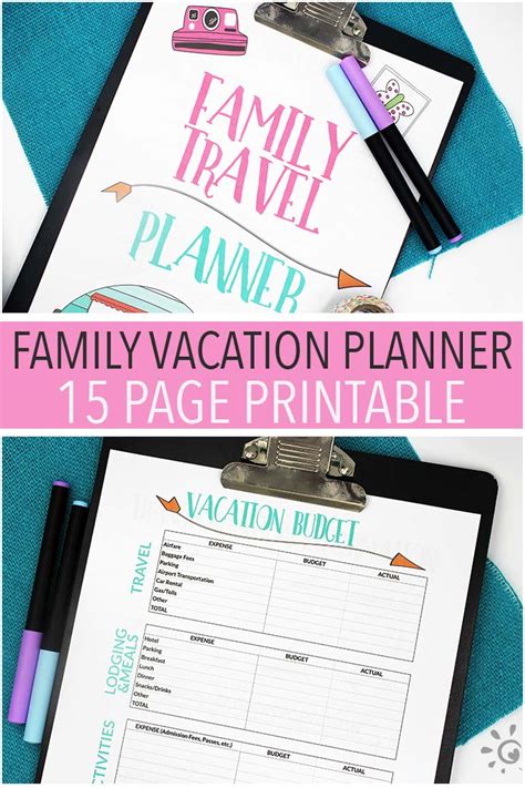 The Ultimate Printable Vacation Planner for Families | Sunny Day Family